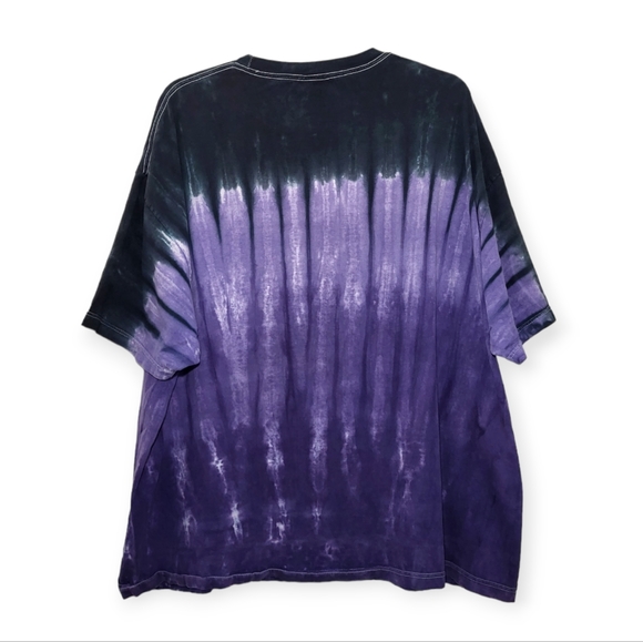 KISS Destroyer Tshirt Black Purple Tie Dye 4XL - Picture 2 of 3